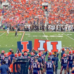 many people at a football game