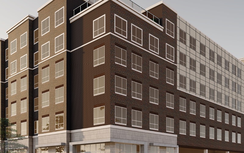 street view of Legacy202 exterior rendering